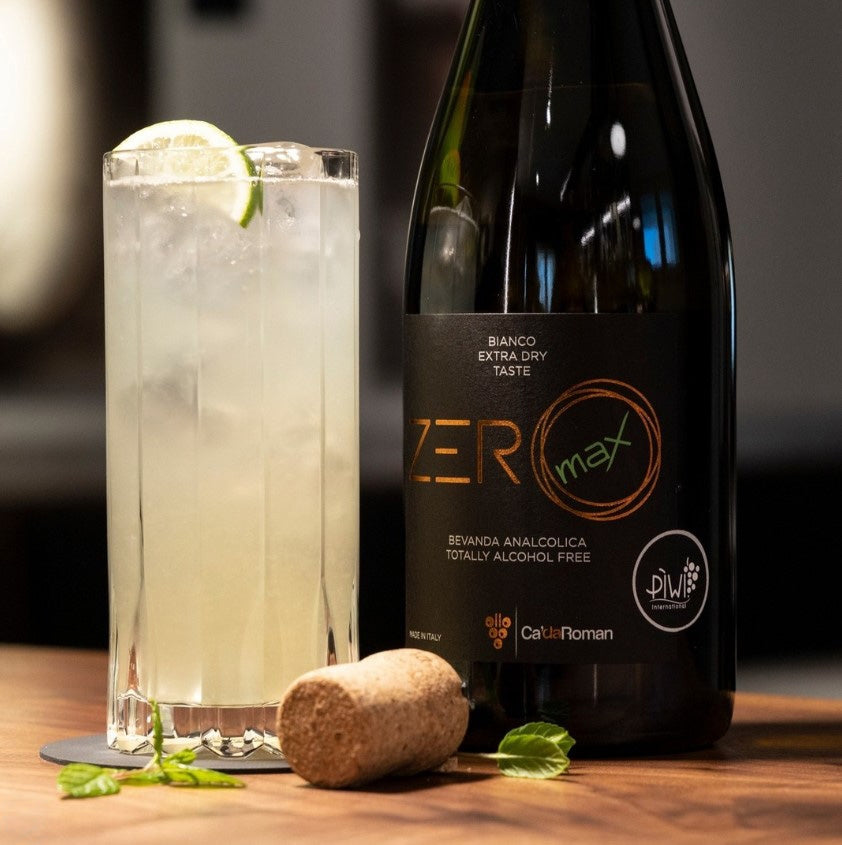 CA' DA ROMAN ZEROMAX 0.0% - PIWI BIO WHITE EXTRA-DRY SPARKLING WINE
