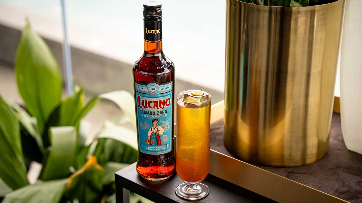 LUCANO 1894 AMARO ZERO° — alcohol-free