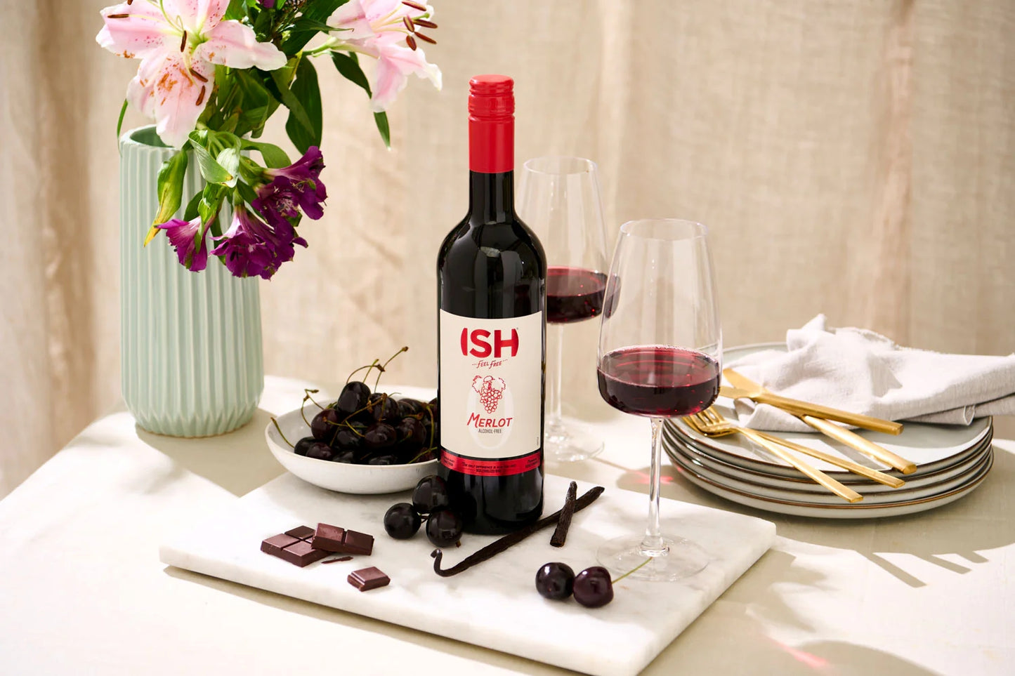 ISH – MERLOT VINO TINTO 0,0%