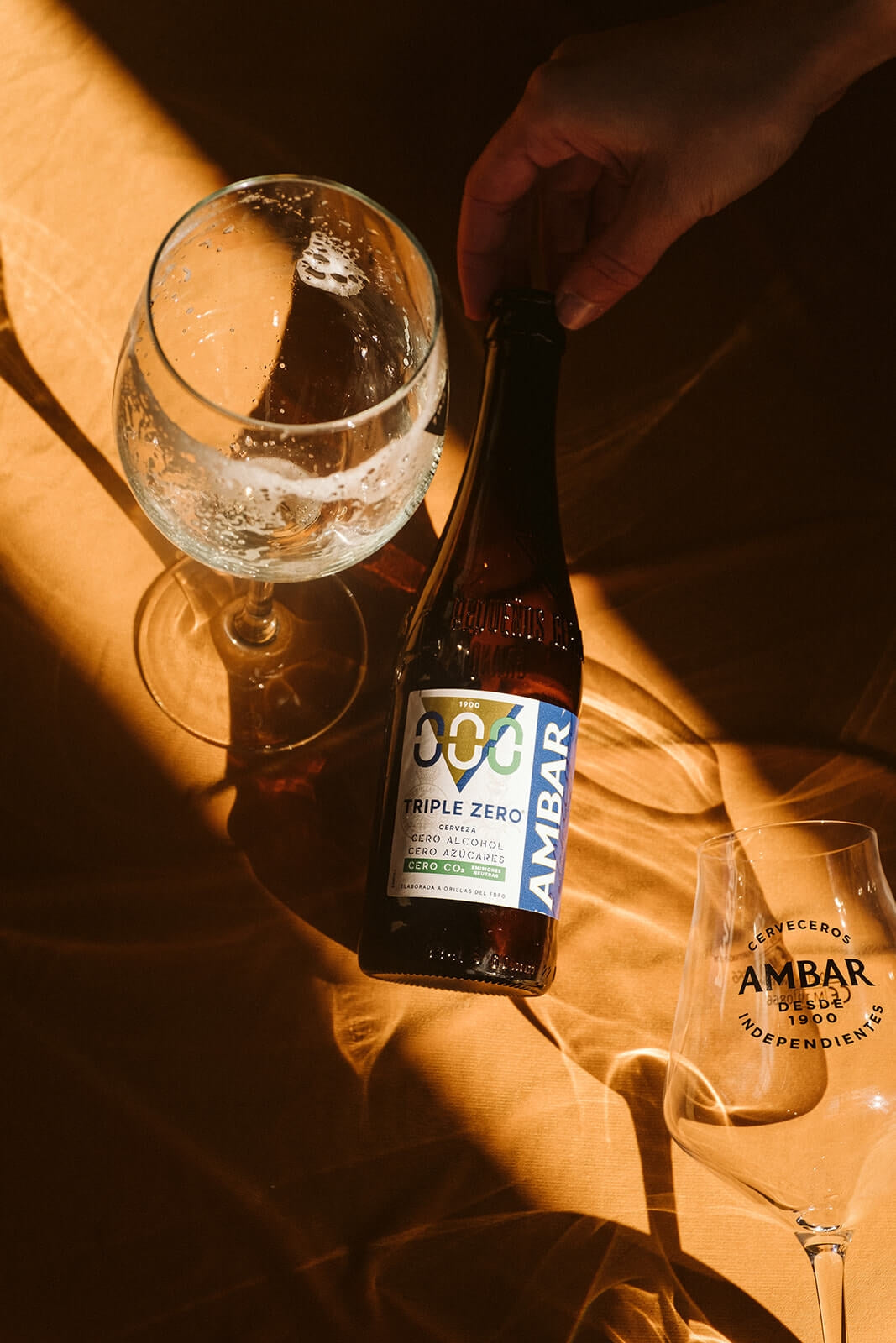 AMBAR 0,0% — bière triple zéro sans gluten