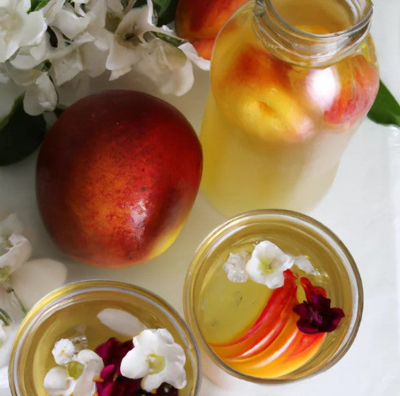 BOAZ KOMBUCHA - MANGO PEACH AND ORANGE BLOSSOM BIO