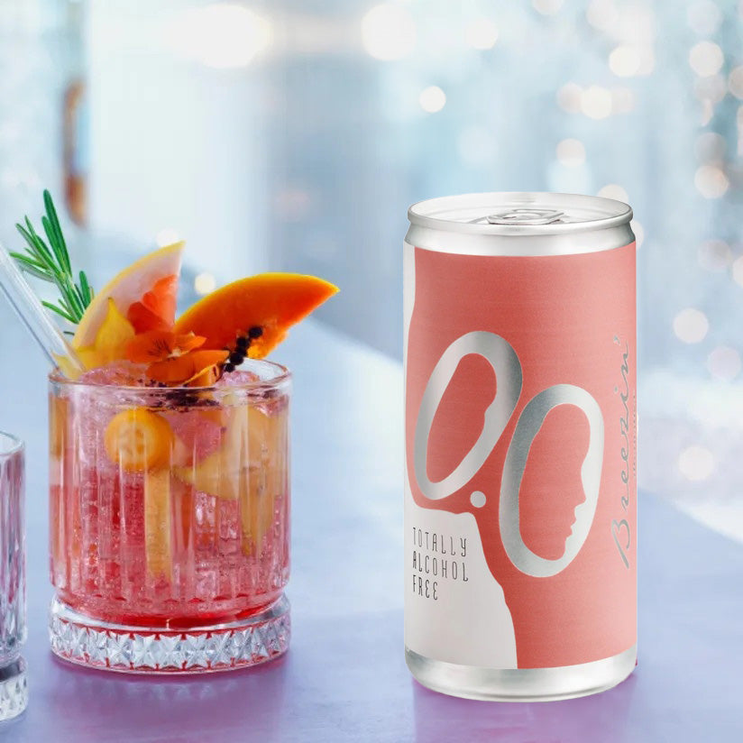 ALTERNATIVA BREEZIN' 0,0% - スパークリング ロゼ 辛口 ワイン – ミニ缶 200ML ✨