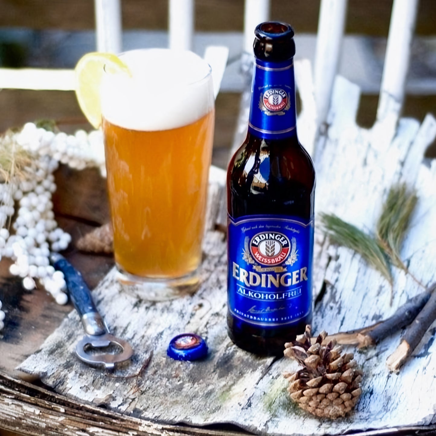 ERDINGER 0.0% – بيرة قمح أيزوتونية فاخرة بلا كحول 🍺⚡