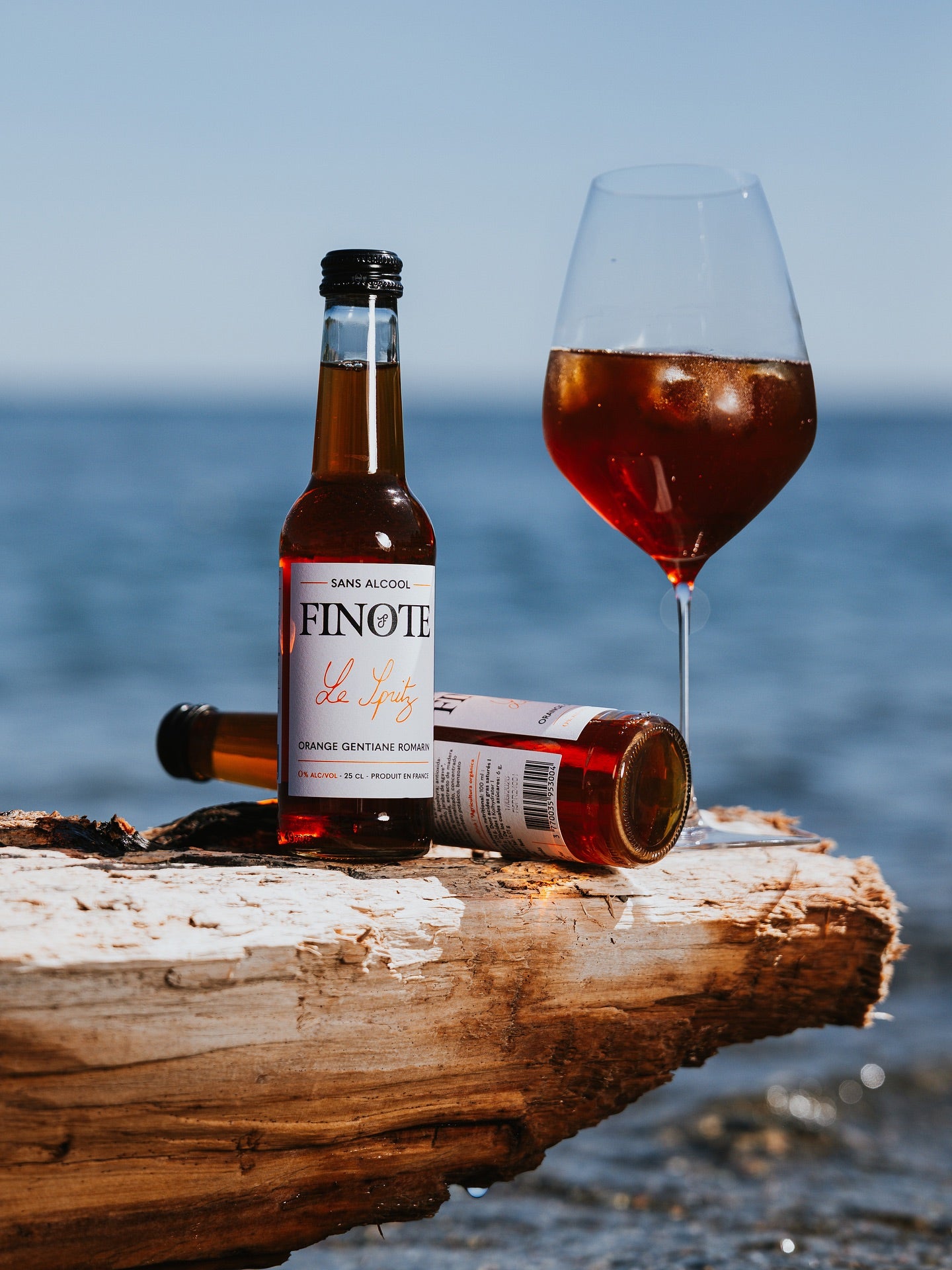 FINOTE LE SPRITZ 0.0% — orange, gentian, rosemary · 25cL