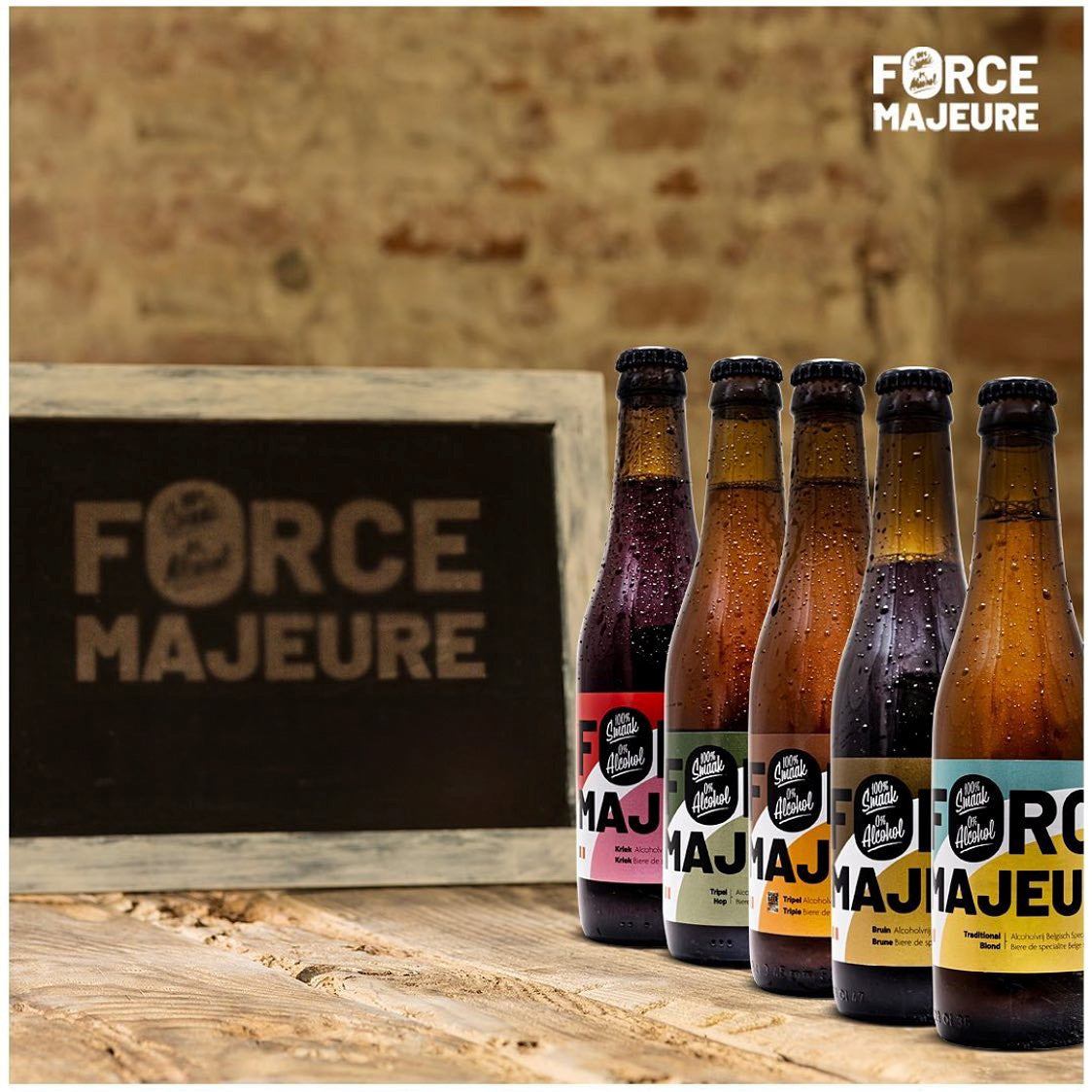 FORCE MAJEURE 0.0% - BELGIAN TRIPLE HOP CRAFT BEER