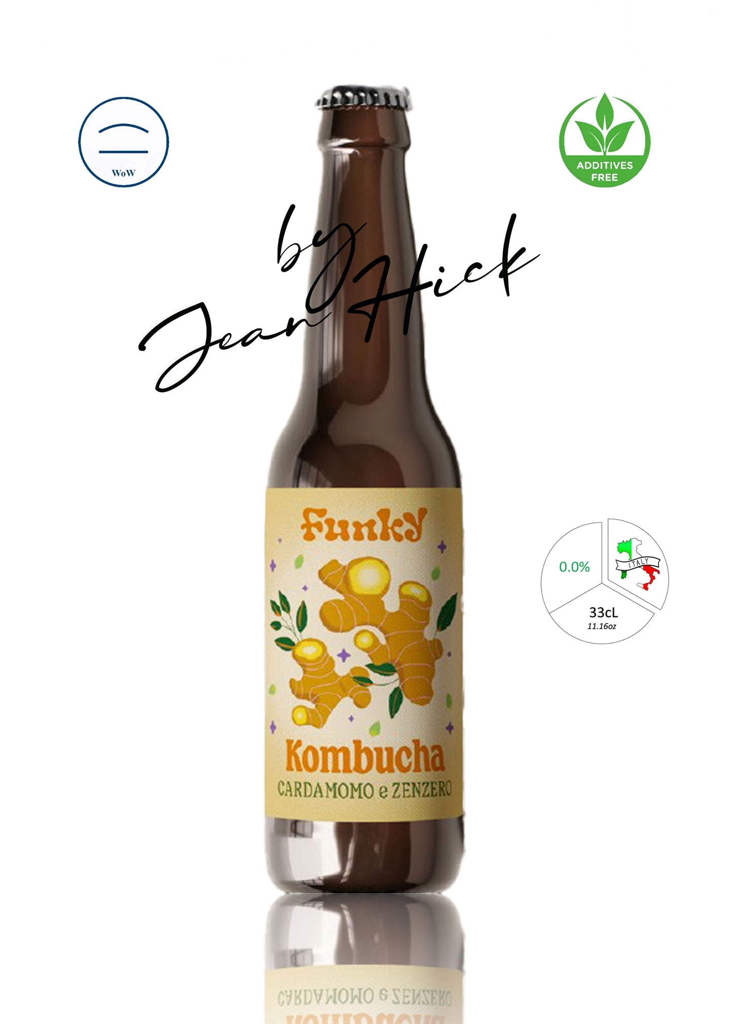 FUNKY KOMBUCHA - CARDAMOM AND GINGER