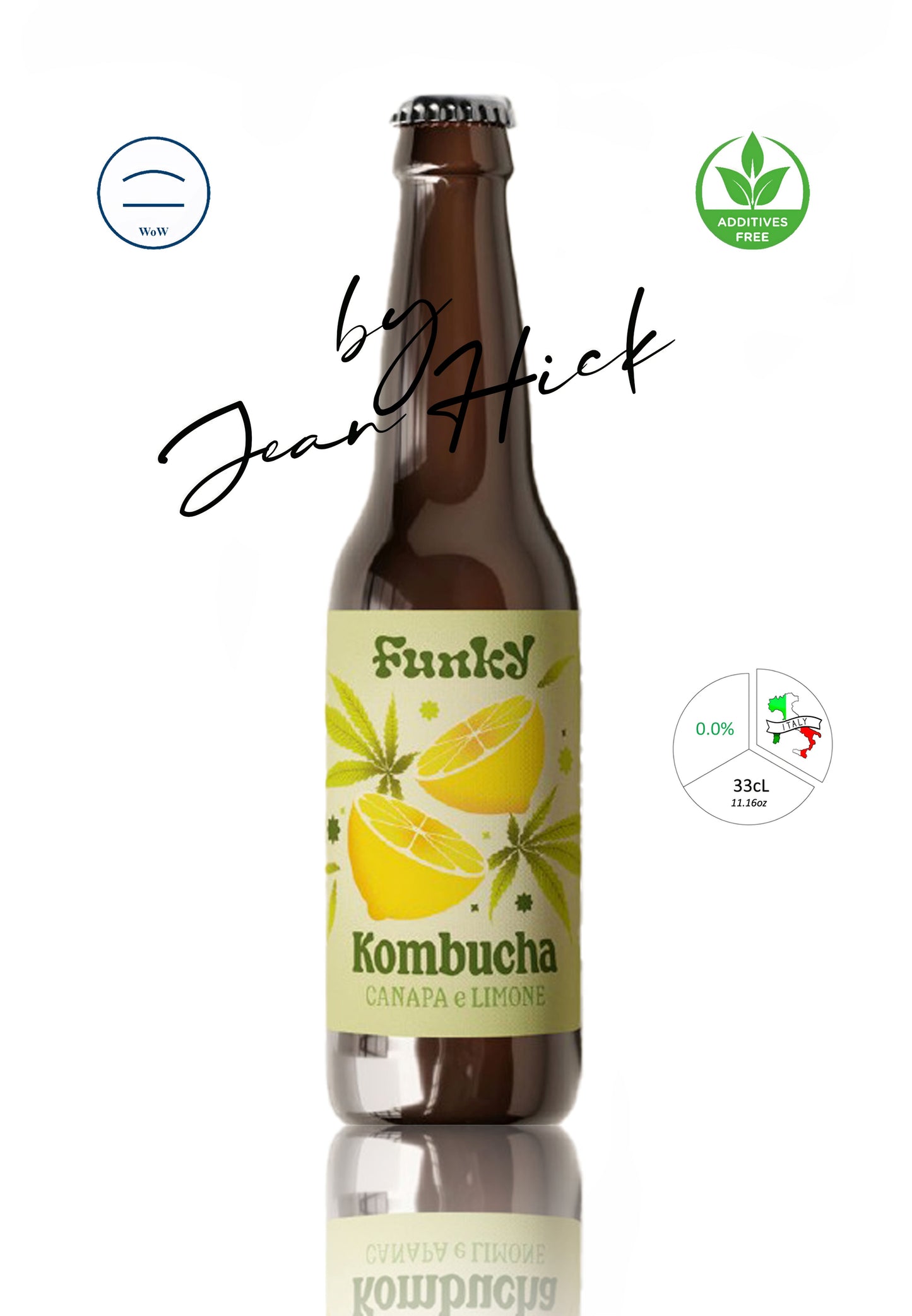 FUNKY KOMBUCHA CANAPA E LIMONE