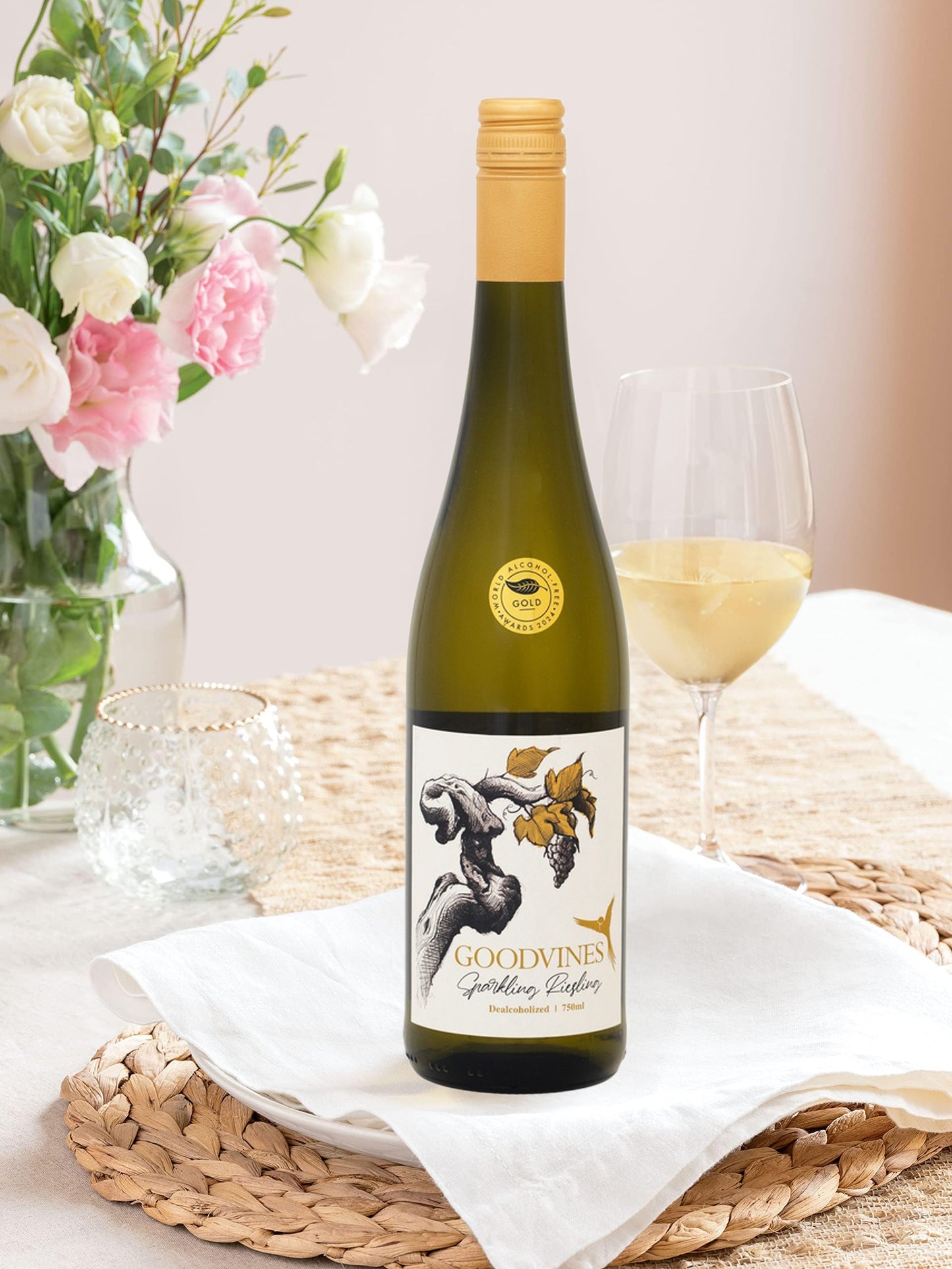 GOODVINES - RIESLING 0.0% SPARKLING WHITE WINE