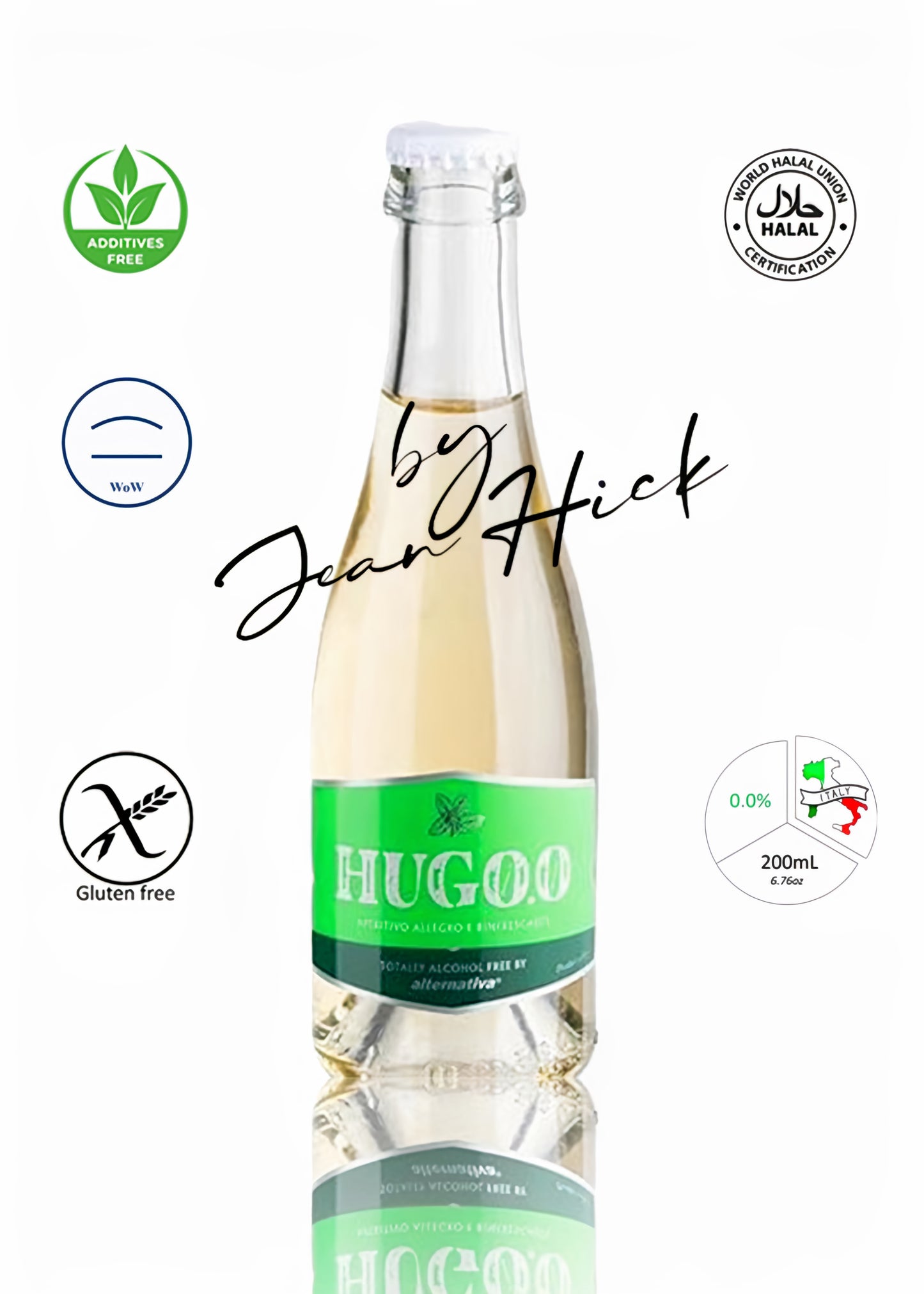 HUG0.0 BY ALTERNATIVA - NON-ALCOHOLIC APERITIF 200ML