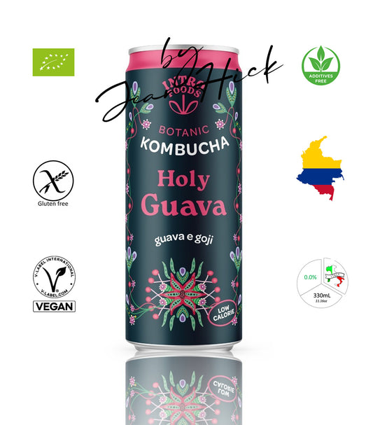INTRO KOMBUCHA - HOLY GUAVA GOJI HIBISCUS BIO CAN