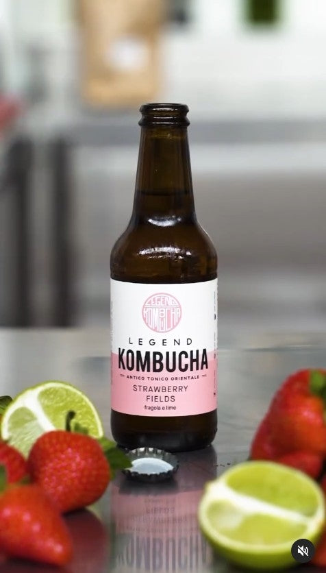 LEGEND KOMBUCHA FRAISES ET CITRON VERT