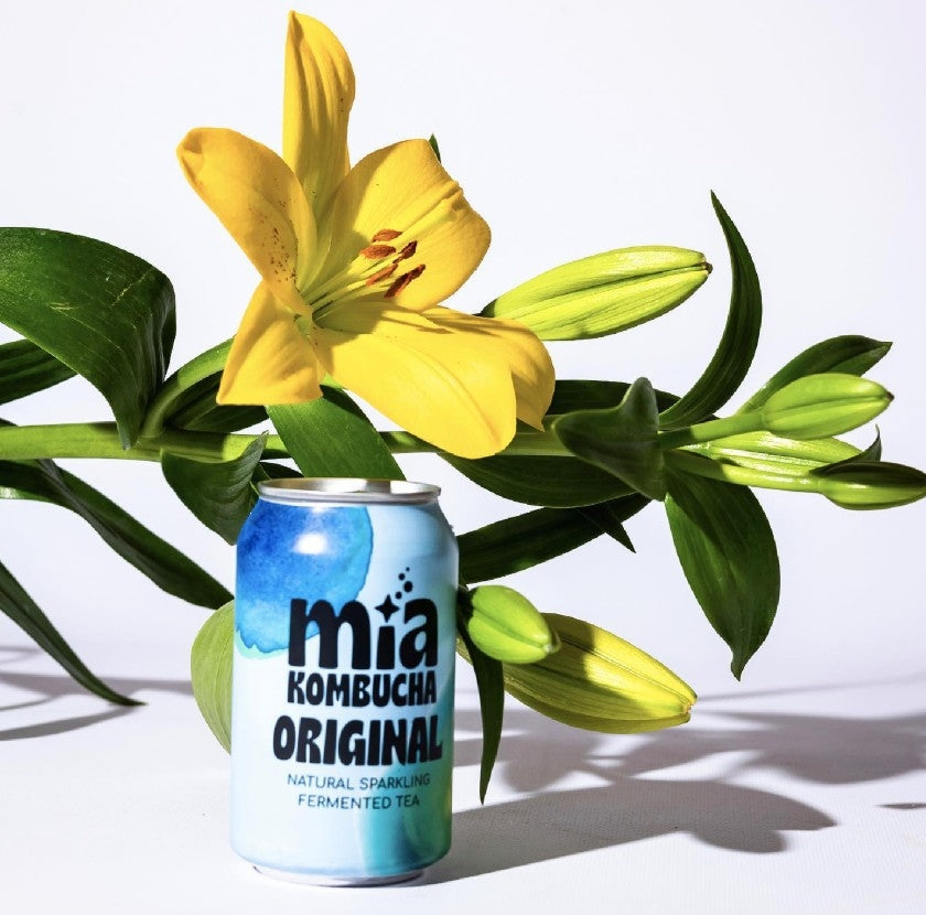 MIA KOMBUCHA ORIGINAL - GREEN TEA AND BLACK TEA CAN