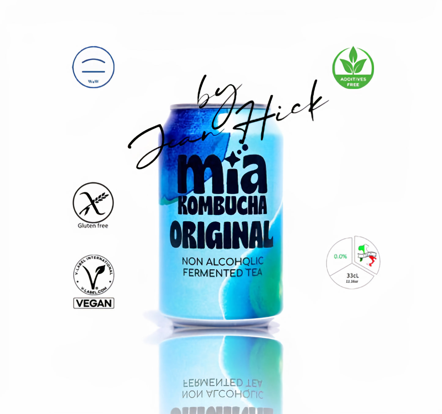 MIA KOMBUCHA ORIGINAL - GREEN TEA AND BLACK TEA CAN
