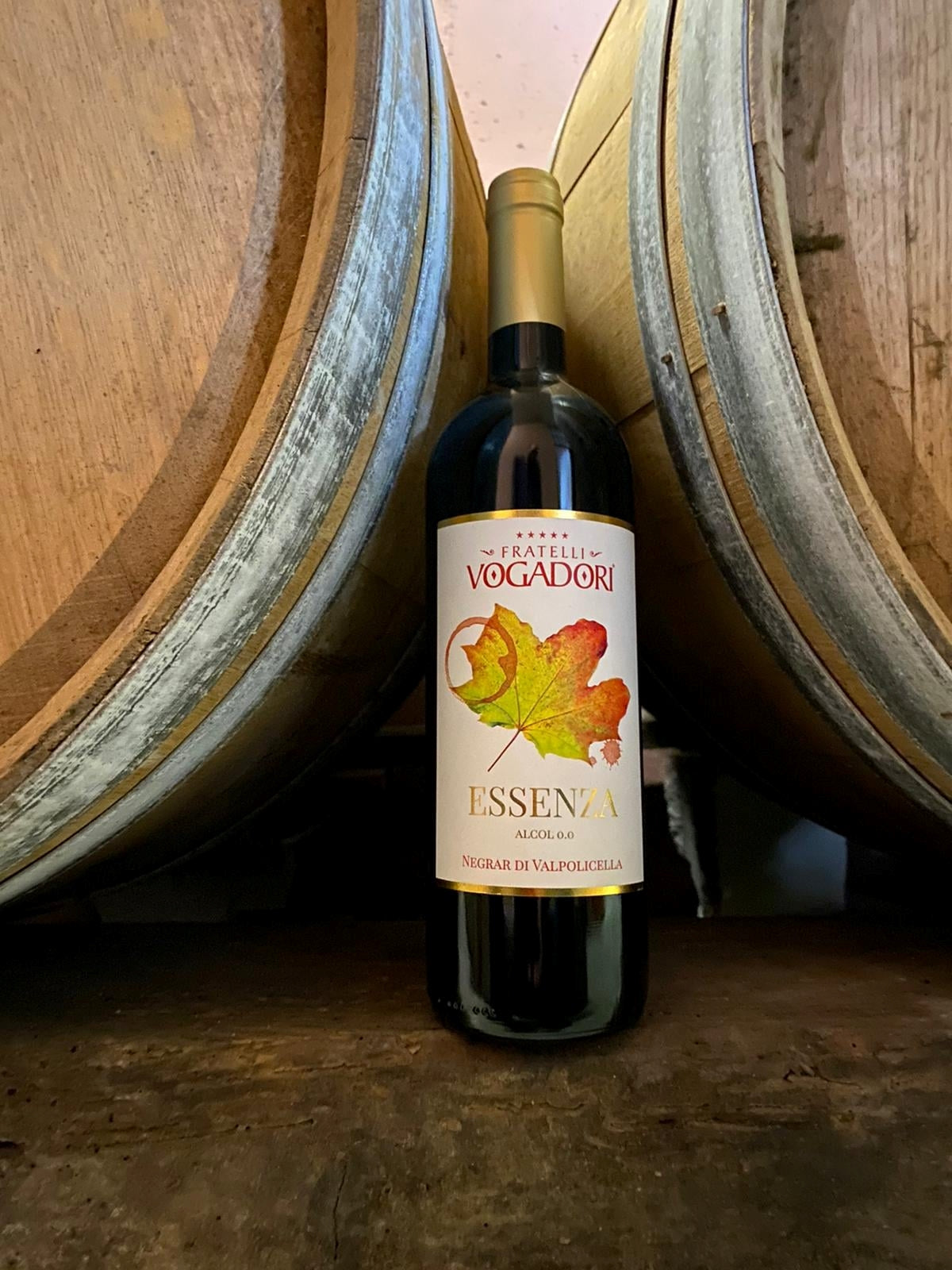 VOGADORI ESSENZA VALPOLICELLA 0.0% – অ্যালকোহলমুক্ত ভেগান শুকনো লাল ওয়াইন