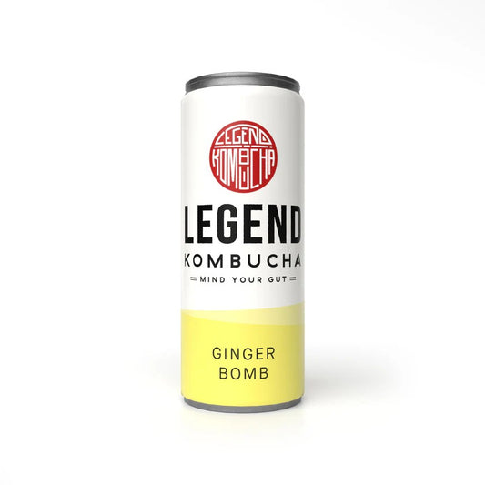 LEGEND KOMBUCHA - GINGER BOMB AND LEMON CAN