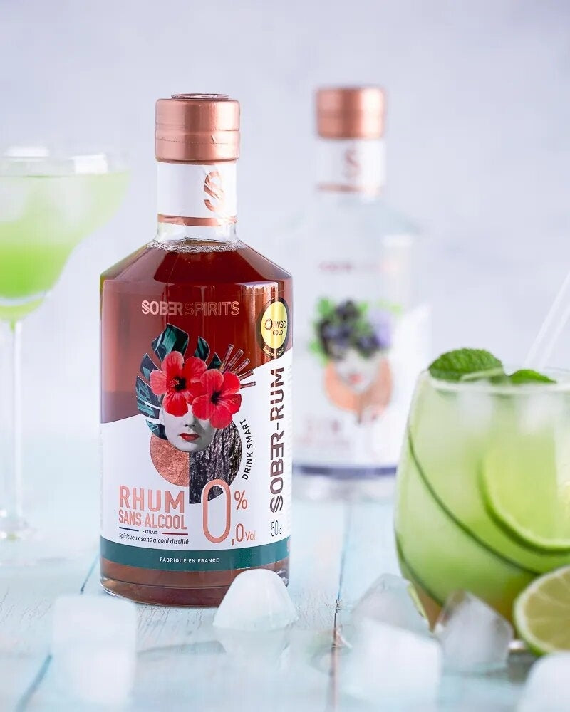 SOBER SPIRITS RUM 0,0% PRODOTTO CON RUM AUTENTICO DEI CARAIBI FRANCESI