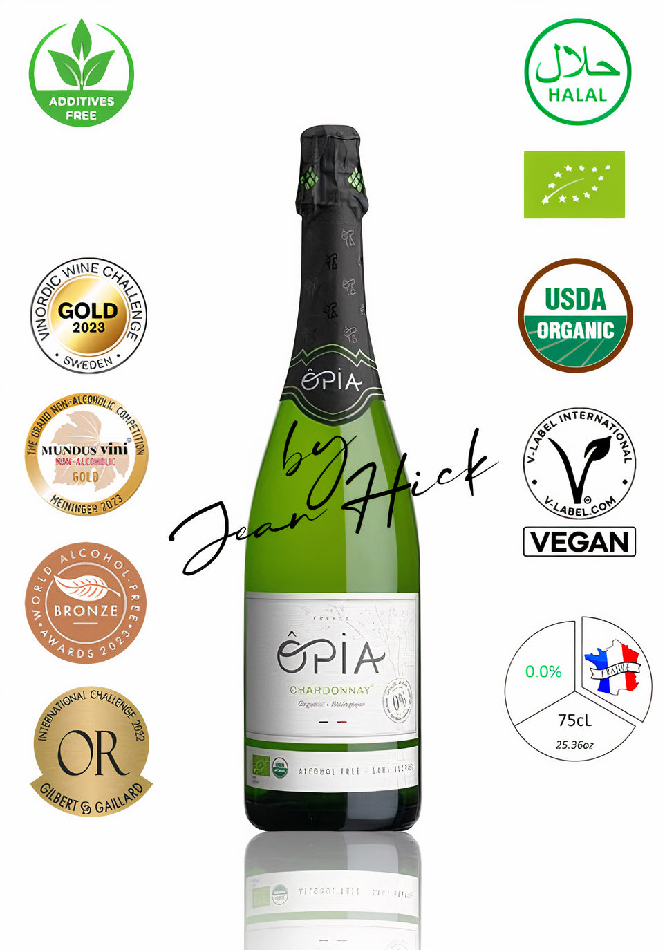 CHAVIN ÔPIA CHARDONNAY BOLLICINE BIANCHE BIO VEGAN 0,0%