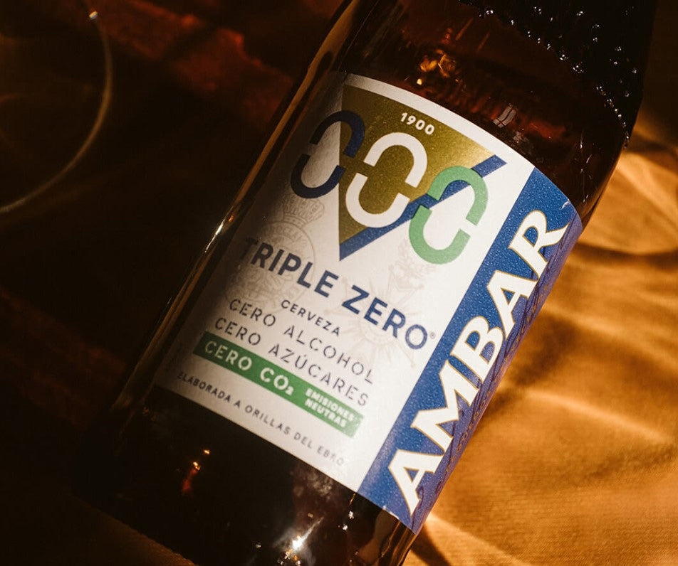 AMBAR 0,0% CERVEZA TRIPLE CERO SIN GLUTEN