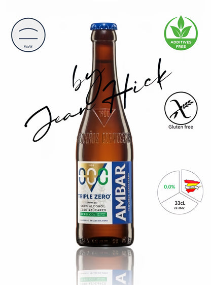 AMBAR 0,0% — bière triple zéro sans gluten