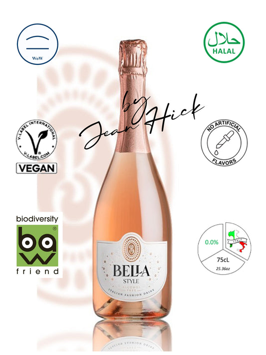 BELLA STYLE ZEROZERO 0.0% - VEGAN ROSÉ SPARKLING WINE