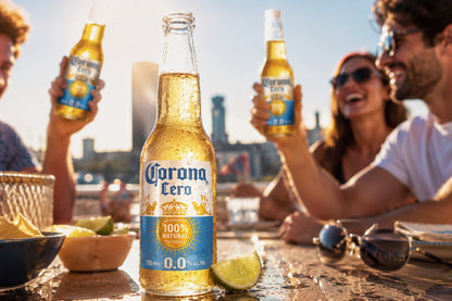CORONA CERO 0,0% — birra lager chiara messicana pura 