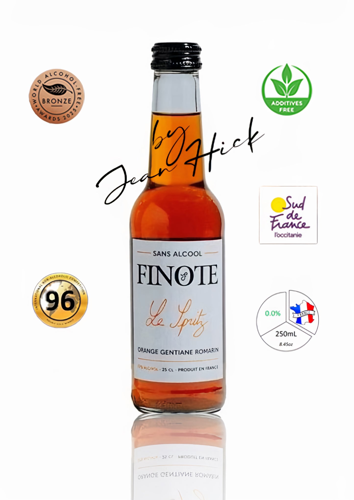 FINOTE LE SPRITZ 0.0% - ORANGE, GENTIAN, ROSEMARY · 25CL