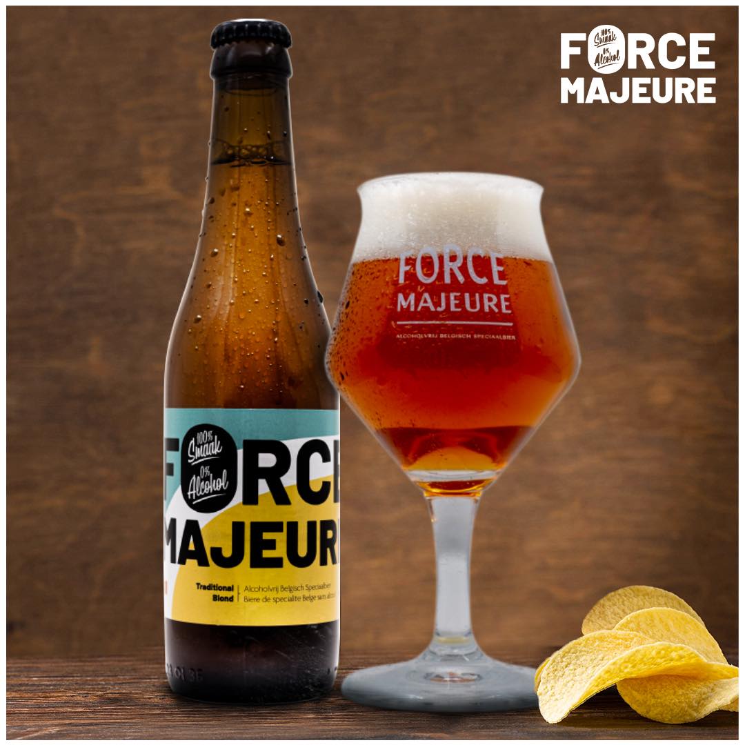 FORCE MAJEURE 0.0% - BELGIAN TRADITIONAL BLOND CRAFT BEER