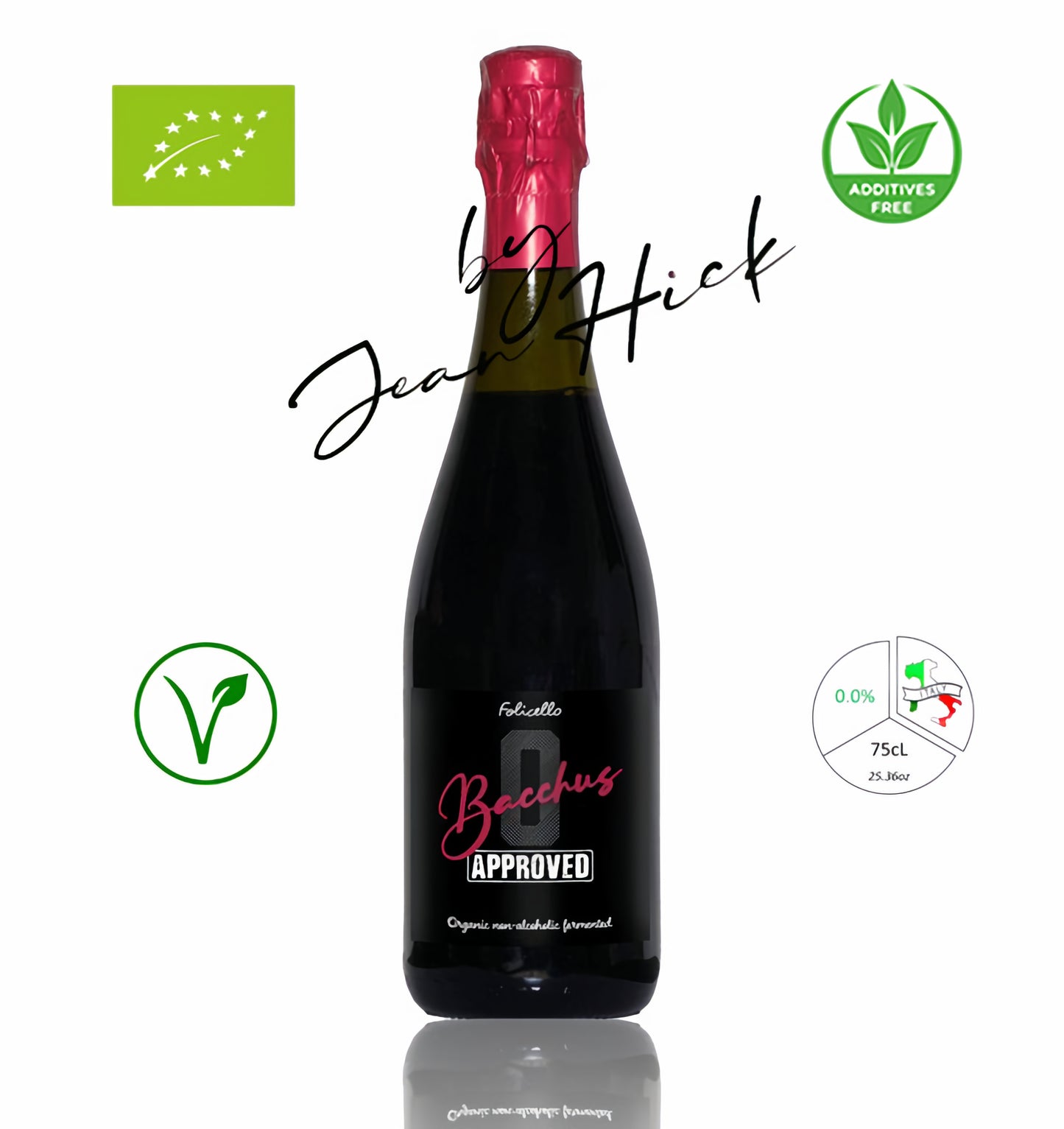 FOLICELLO - BACCHUS 0 NON-ALCOHOLIC FERMENTED SPARKLING RED WINE