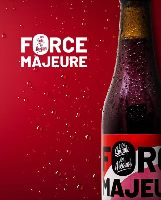 FORCE MAJEURE 0,0% - CERVEZA BELGA ARTESANAL DE CEREZA
