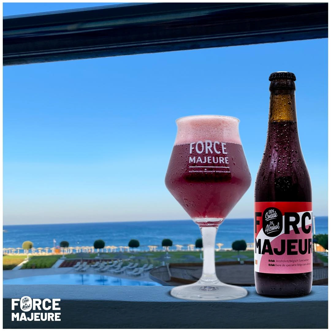 FORCE MAJEURE 0,0% - CERVEZA BELGA ARTESANAL DE CEREZA