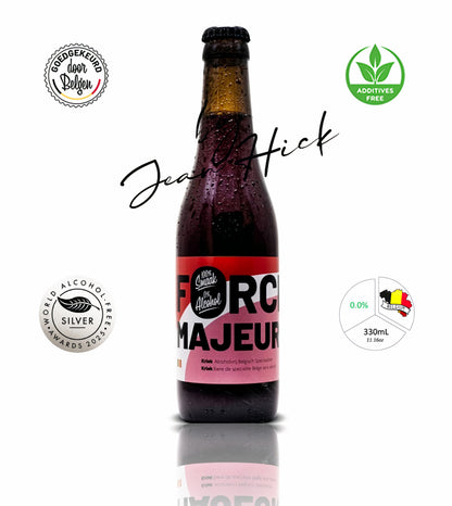 FORCE MAJEURE 0,0% - CERVEZA BELGA ARTESANAL DE CEREZA