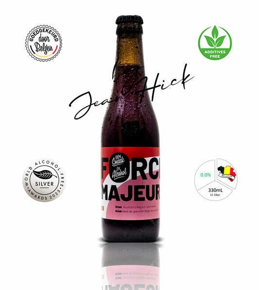 FORCE MAJEURE 0,0% - CERVEZA BELGA ARTESANAL DE CEREZA