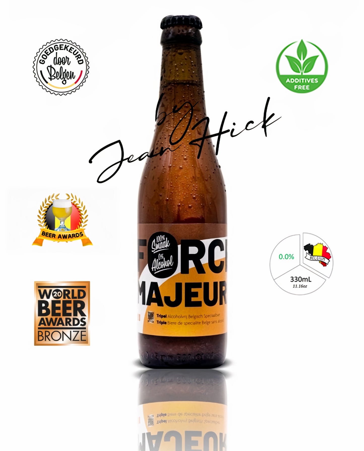 FORCE MAJEURE 0,0% - CERVEZA ARTESANAL BELGA TRIPEL