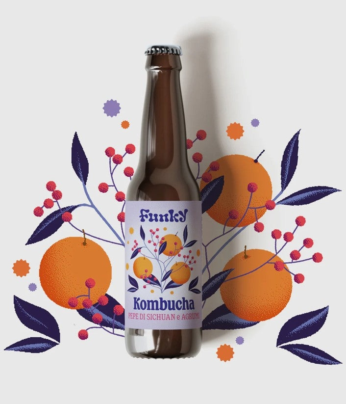 FUNKY KOMBUCHA SIEUANISCHER PFEFFER UND ZITRUSFRÜCHTE