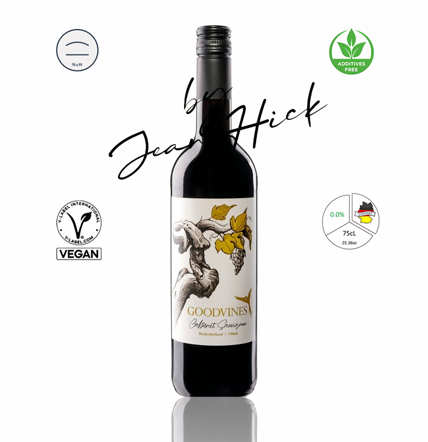GOODVINES - CABERNET SAUVIGNON 0,0% VIN ROUGE TRANQUILLE SANS ALCOOL 