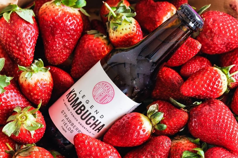 LEGEND KOMBUCHA ERDBEEREN UND LIMETTE