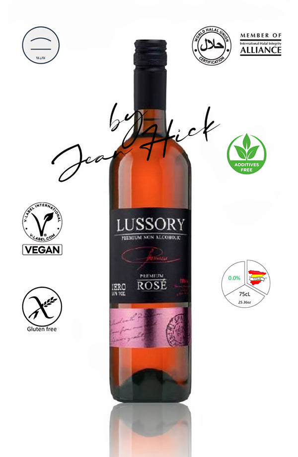 Lussory Premium Rosé 0.0% |Non-Alcoholic Wine |Vegan & Halal Certified ...