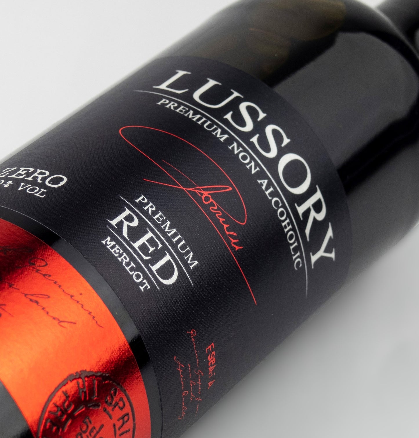 LUSSORY PREMIUM MERLOT 0,0% - VEGANER STILLER ROTWEIN