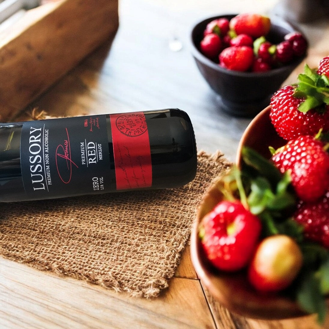 LUSSORY PREMIUM MERLOT 0.0% - VEGAN STILL RED WINE