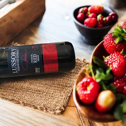 LUSSORY PREMIUM MERLOT 0,0% - VEGANER STILLER ROTWEIN