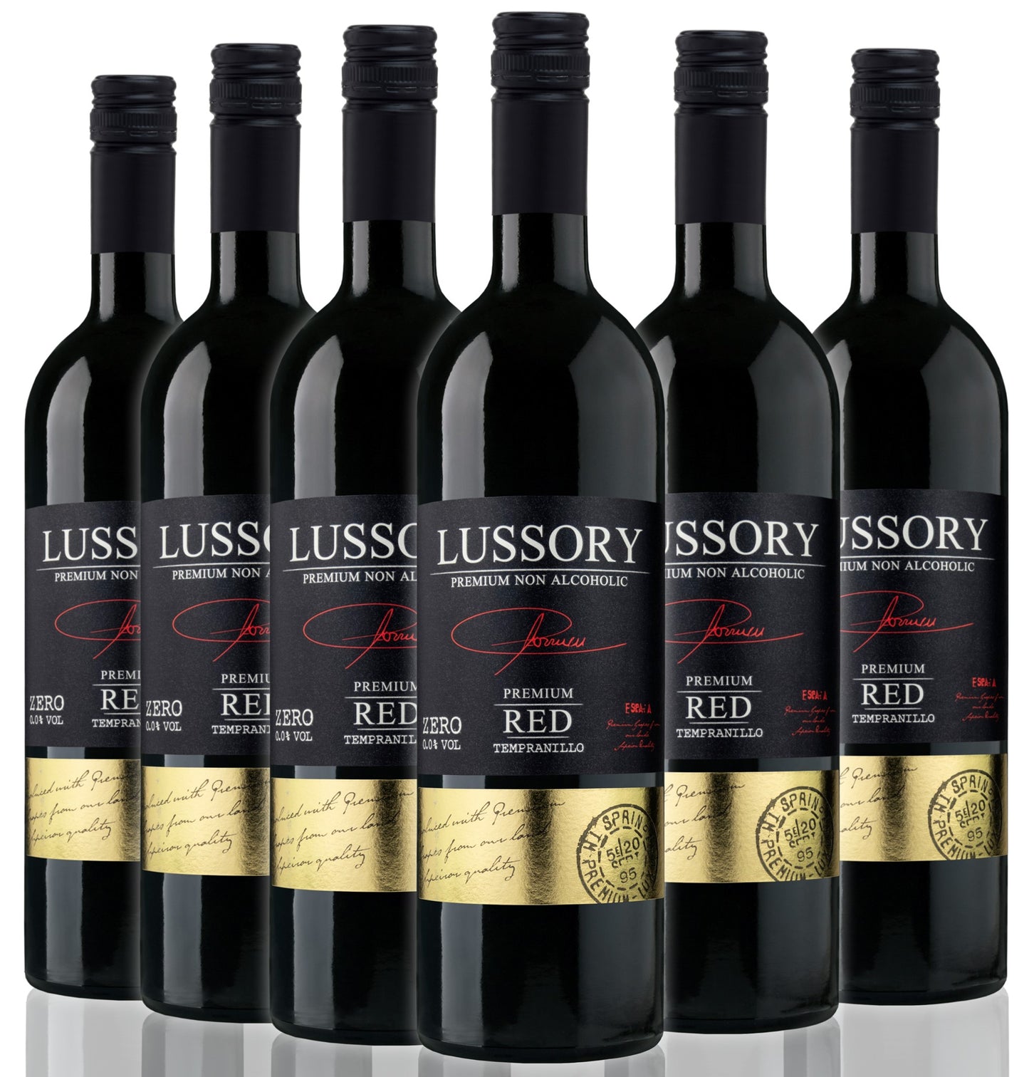 LUSSORY PREMIUM TEMPRANILLO 0,0% - VIN ROUGE TRANQUILLE VÉGAN