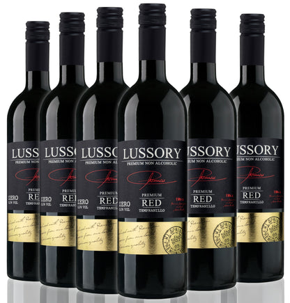 LUSSORY PREMIUM TEMPRANILLO 0,0% - VINO TINTO TRANQUILO VEGANO