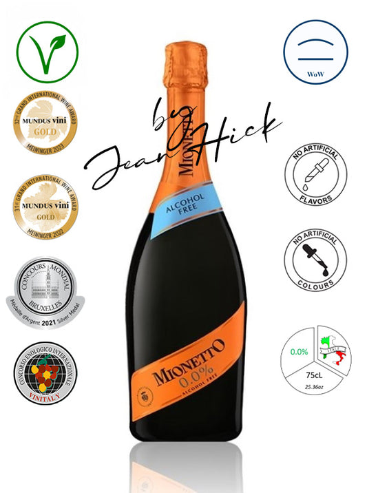 MIONETTO 0.0% - PRESTIGE COLLECTION VEGAN WHITE SPARKLING WINE