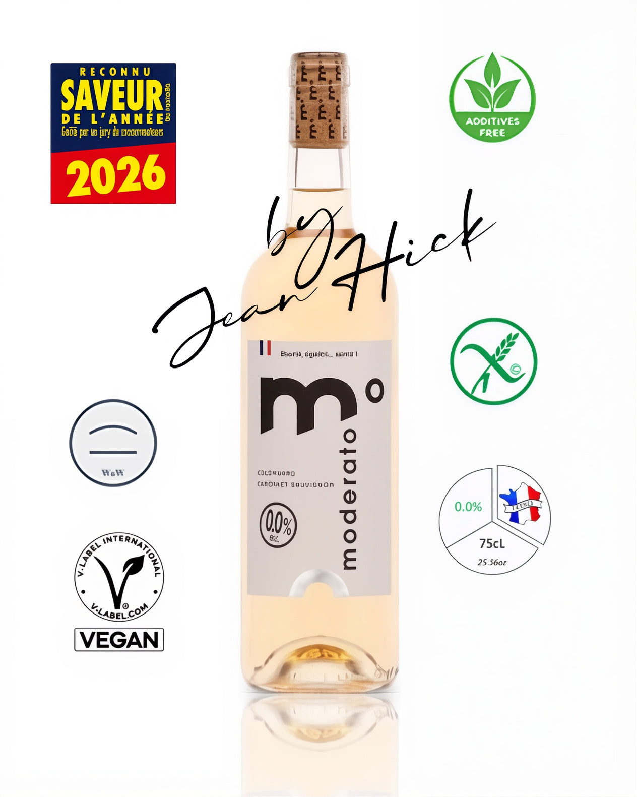 MODERATO° LE ROSÉ — CUVÉE ORIGINALE 0,0%