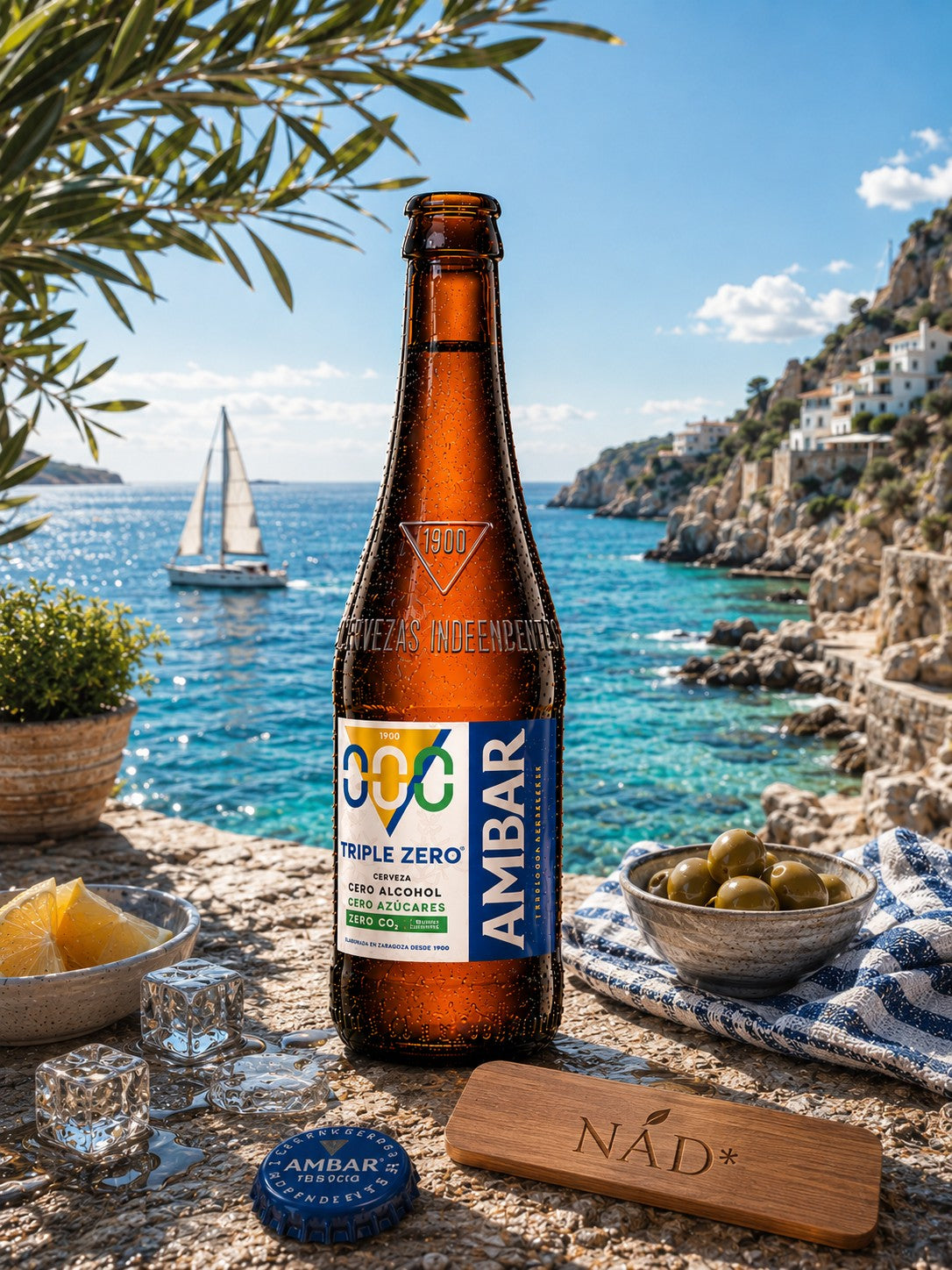 AMBAR 0,0% — bière triple zéro sans gluten