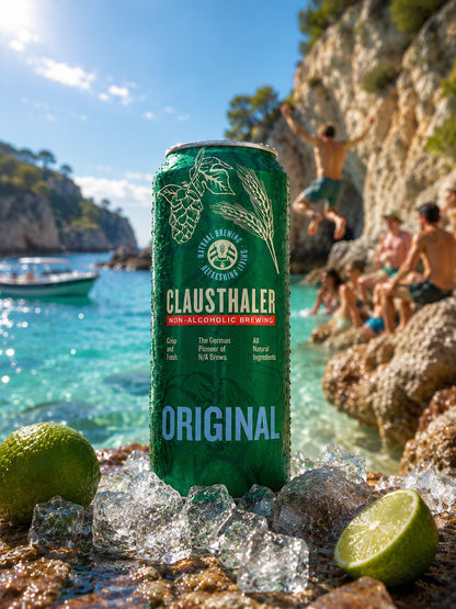 CLAUSTHALER 0.0% — vegan original beer 500mL can
