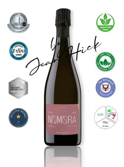 🥂 NOMORA N.2 – CUVÉE ROSÉ نبيذ فوار خالٍ من الكحول بنسبة ٠٫٠٪