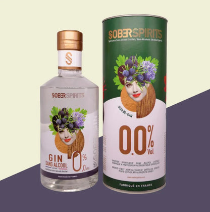 SOBER SPIRITS GIN 0.0% CRAFTED FROM REAL FRENCH GIN