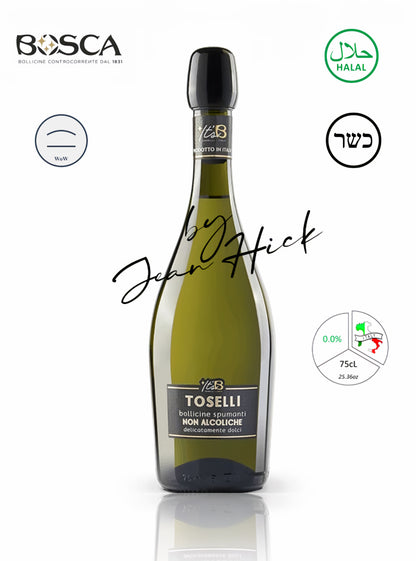 BOSCA TOSELLI 0.0% - WHITE SEMI-SWEET SPARKLING WINE