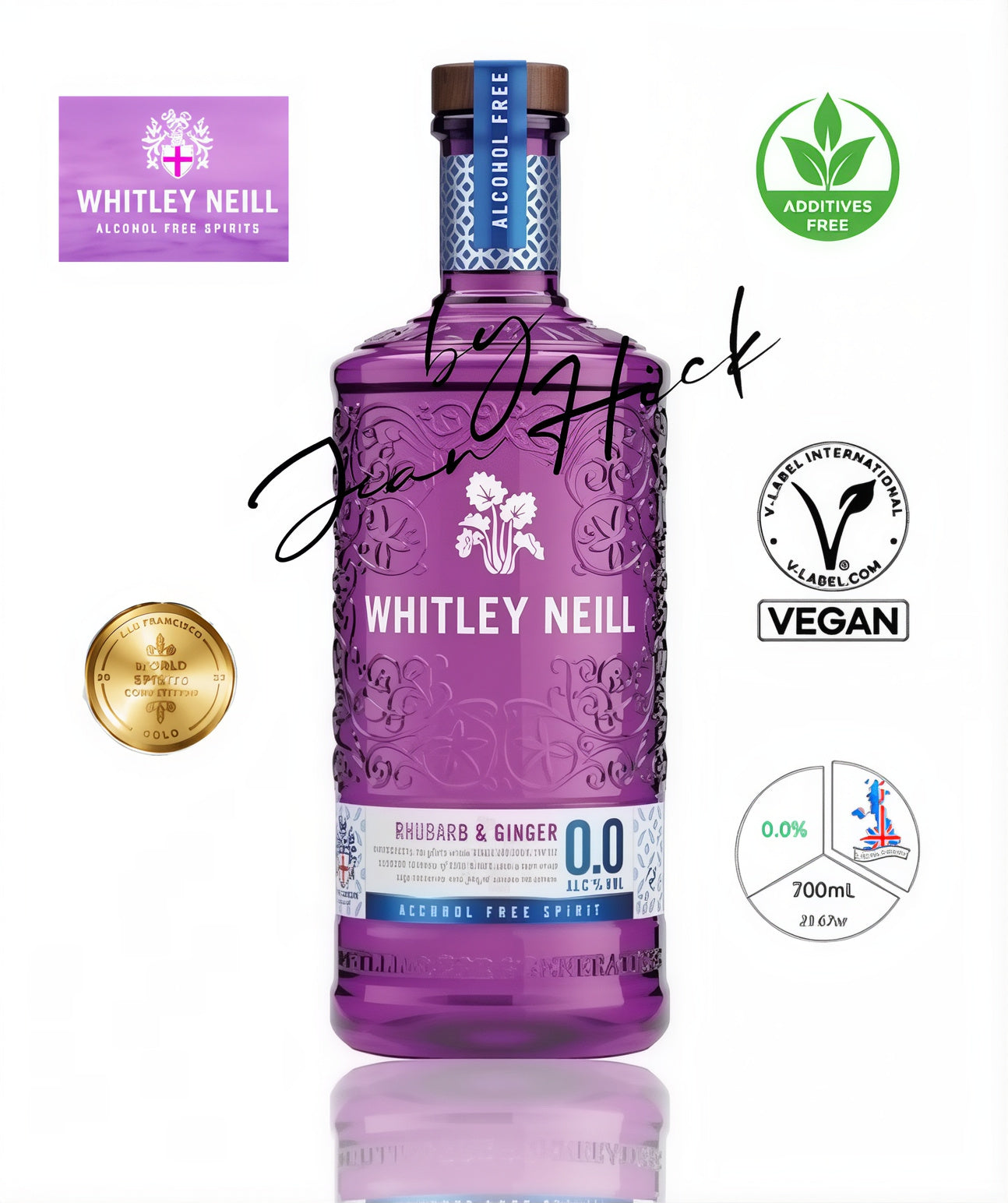 WHITLEY NEILL – RHUBARB & GINGER 0.0% (GIN STYLE)